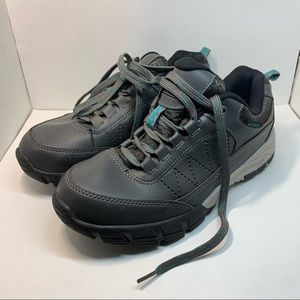 Size 7 Ozark Trail Grey with teal waterproof outdoor shoes